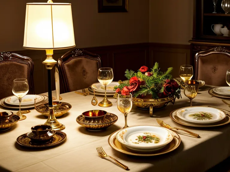 Family dinner table setting representing hearing aid support and senior wellness at gatherings