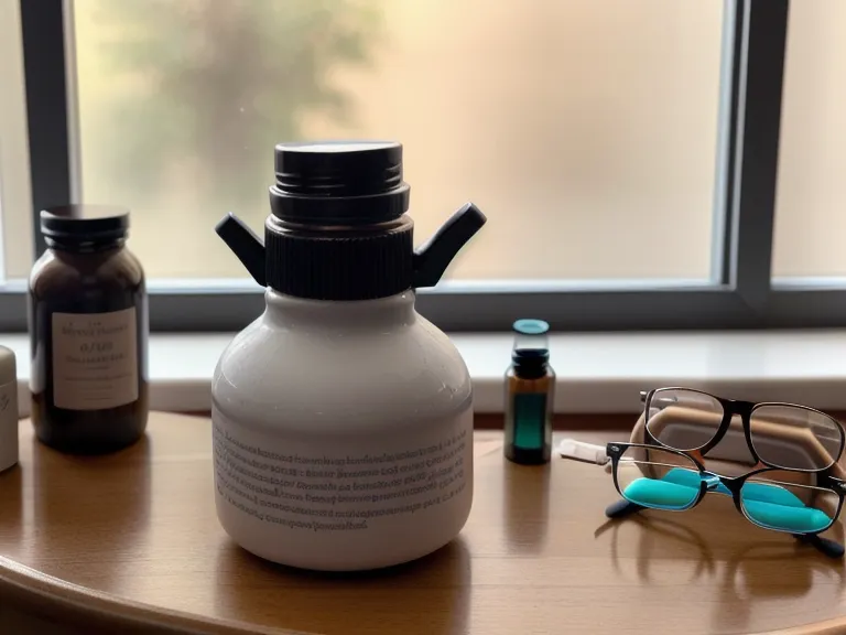 A hearing health notebook and reading glasses used to track auditory support progress across noisy and quiet rooms