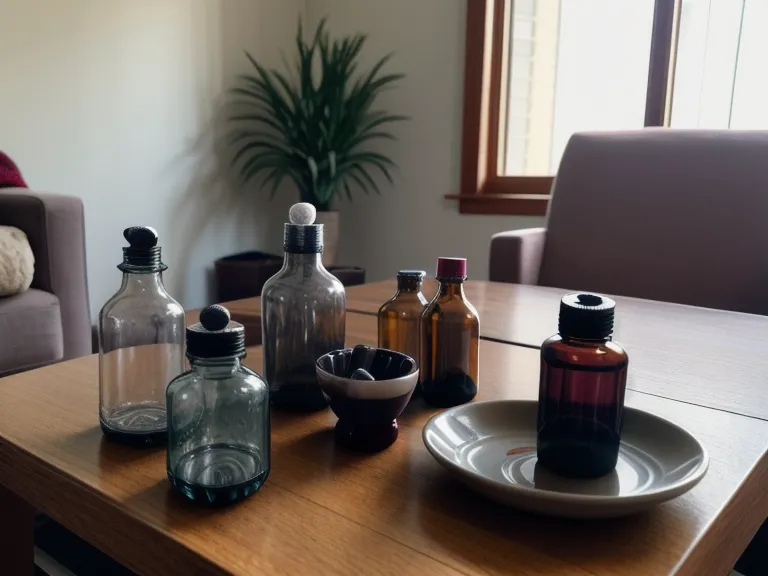 Hearing aids and size 312 batteries on a wooden table, part of a daily hearing health routine