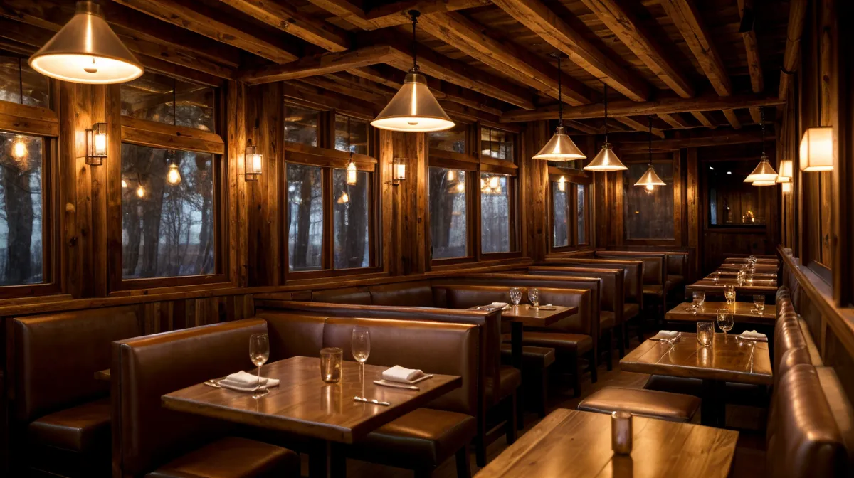 Hearing loss and restaurant tips: a couple settling into a booth chosen for better hearing health while aging well