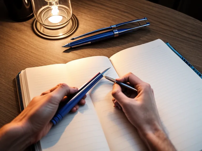 A man's hand writing honest counts in a hearing health conversation log instead of vague notes