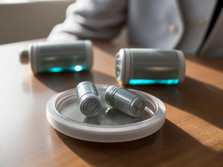 Audifort capsules held in a hand as part of a daily hearing support routine.