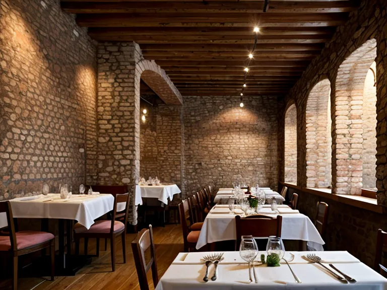 Crowded restaurant dining room, the kind of background noise a hearing health log tracks